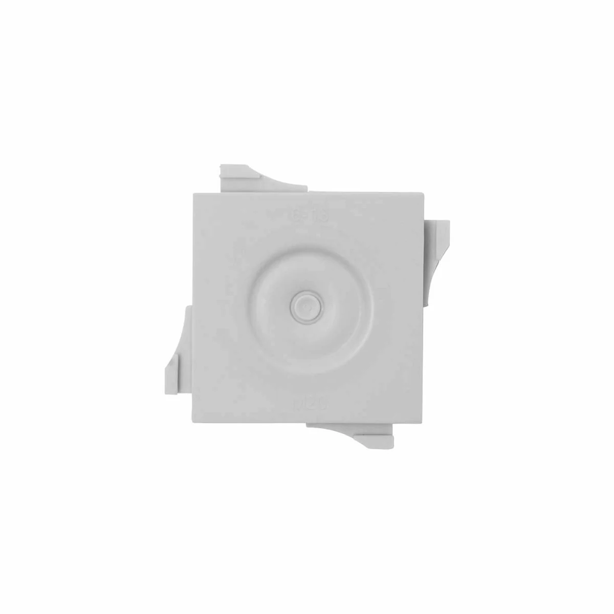 Design-A-Flange FL13 插件 · FL13 34×34 插件，1× M20 · 浅灰 产品图