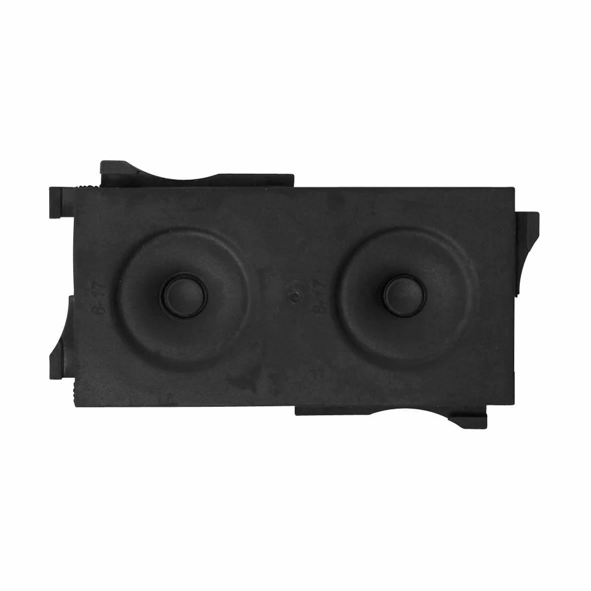 Design-A-Flange FL13 插件 · FL13 34×68 插件，2× M20 · 黑色 产品图