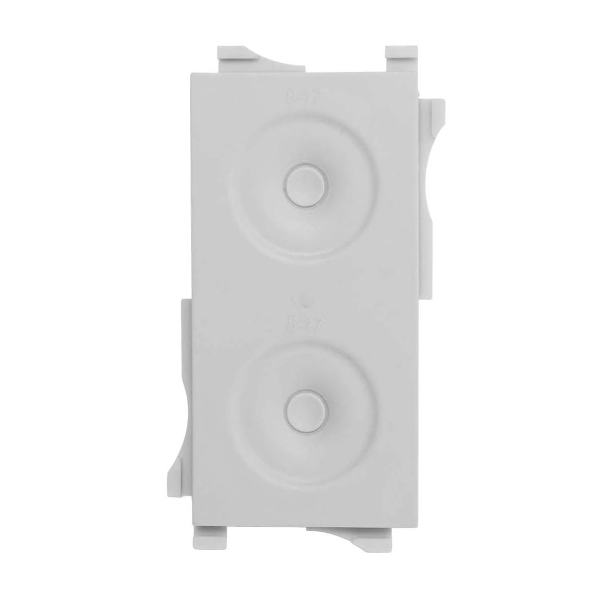 Design-A-Flange FL21 插件 · FL21 68×34 插件，2× 8–17 mm · 浅灰 产品图